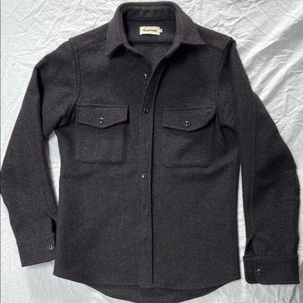 Taylor Stitch Black Shirt Jacket